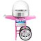 Olde Midway Commercial Quality Cotton Candy Machine Cart with Bubble Shield, SPIN 2000 Electric Candy Floss Maker